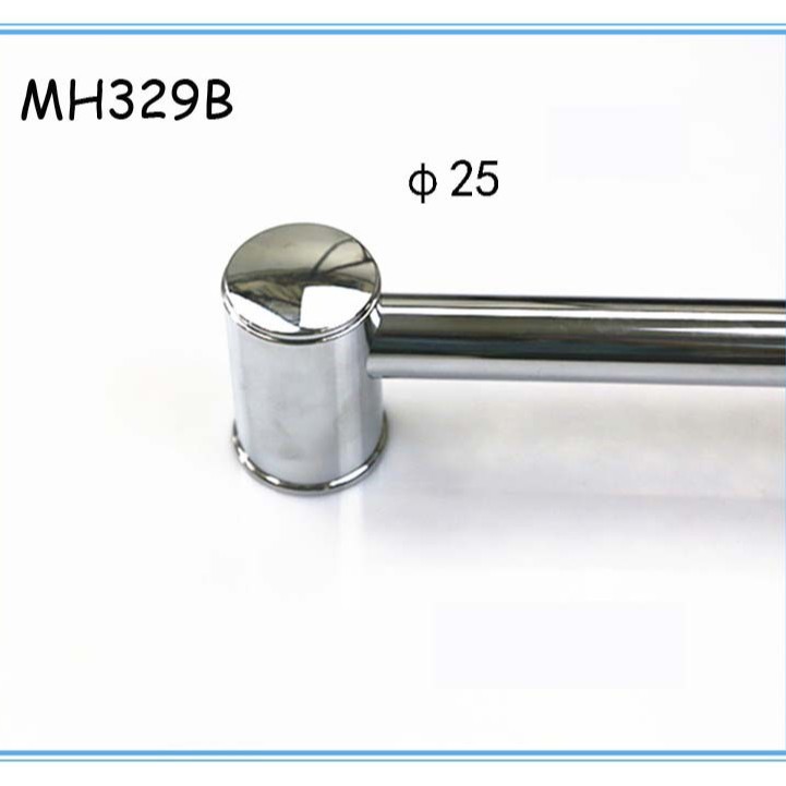 直径25MM淋浴杆支座 边柱 墙壁固定座 卫浴配件 升降杆支座MH329B