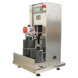 商用抽真空旋盖机玻璃瓶辣椒酱封口机半自动不锈钢拧盖机包装 机