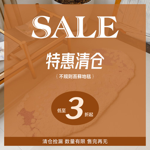 清仓特价卧室地毯装饰垫