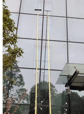擦玻璃神器加长伸缩杆家用洗玻璃门头墙面打扫高层天花板窗外工具