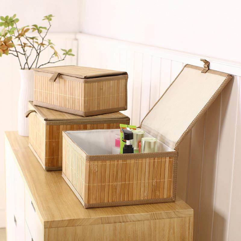 桌面杂物筐收纳盒 橱柜小衣物竹编收纳篮衣物玩具收纳筐,收纳整理,收纳筐,淘宝优惠券,粉丝福利购,淘宝优惠卷