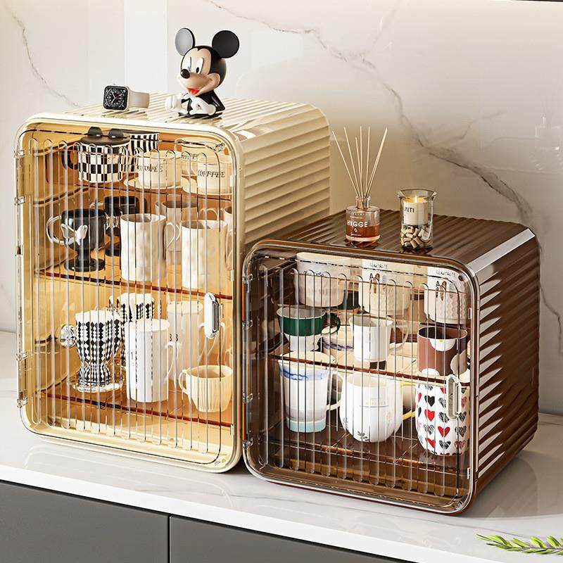 防尘杯子收纳置物架杯架水杯储物架茶具茶杯架咖啡杯马克杯收纳盒,收纳整理,收纳柜,淘宝优惠券,粉丝福利购,淘宝优惠卷