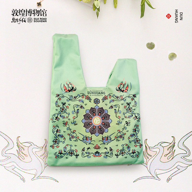 敦煌博物馆院文创旗舰三兔手腕包提春夏小众手拎包国潮七夕礼物