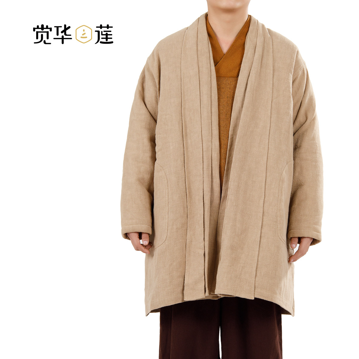 觉华莲中式唐装改良汉服中国风男