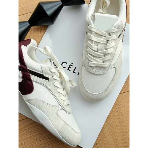 SC250315XZ8SS 复古休闲拼色德训鞋