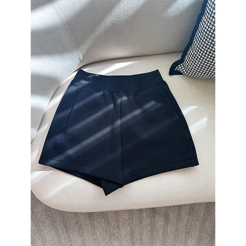 女士高腰A字松紧高腰短裤