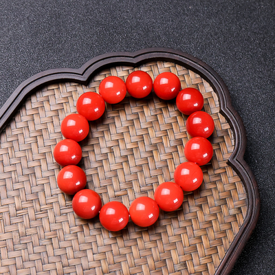 新疆和田玉手链手串金丝玉红玉