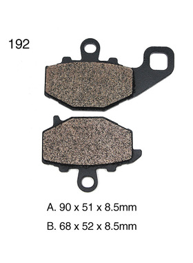 刹车片适用KAWASAKI ZZR400 600 ZX400 ZX-6R ZX600F Z1000 ER-6N