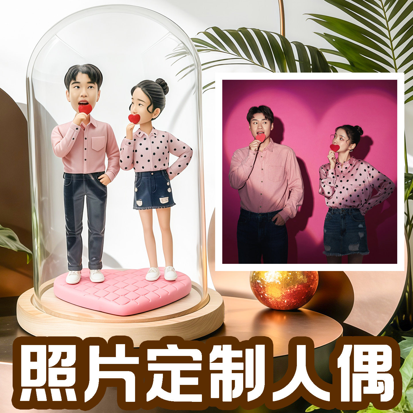 送老公老婆的结婚周年纪念日礼物定制人像退休送领导爷爷奶奶长辈