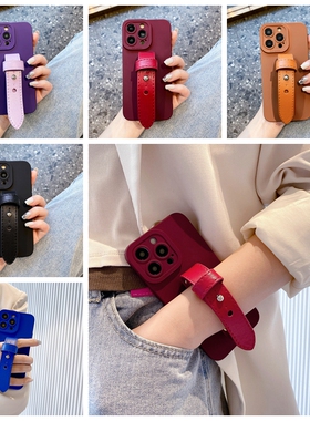 手腕带适用红米note12Pro手机壳红米note12/10/9/11Pro全包防摔K30个性高档K40网红潮女K50新款K60软硅胶壳套