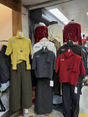 QIXI柒熹韩系氛围感复古小众高领套头短袖 毛衣配袖 套百搭气质毛衣