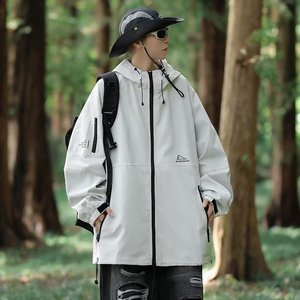 连帽冲锋衣潮牌外套休闲上衣Y03图片