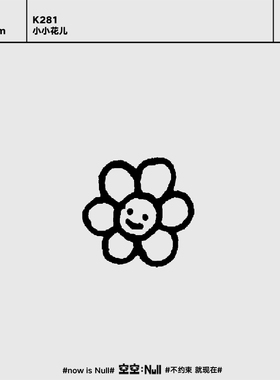 空空null 小小花儿 草本保持久防水持久果汁纹身贴手臂可爱锁骨贴