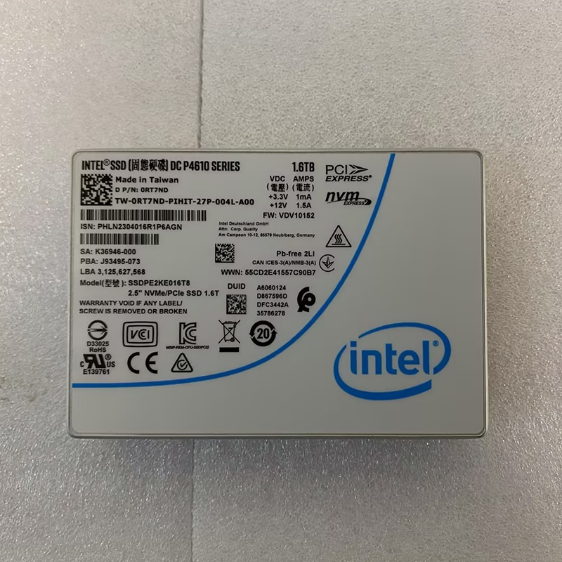 英特尔P46101.6TB固态硬盘U2