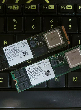 美光7450PRO 960GB固态硬盘 M.2接口nvme企业级MTFDKBA960TFR拆机