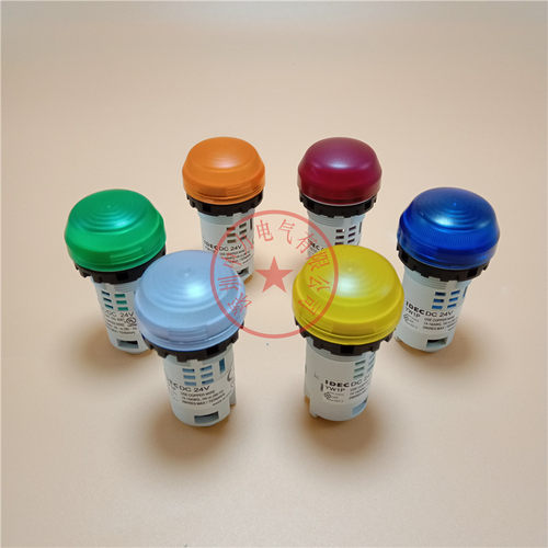 全新原装IDEC和泉22mm一体式指示灯YW1P-2UQ4G 2UQM3G/R/Y/S/A/PW