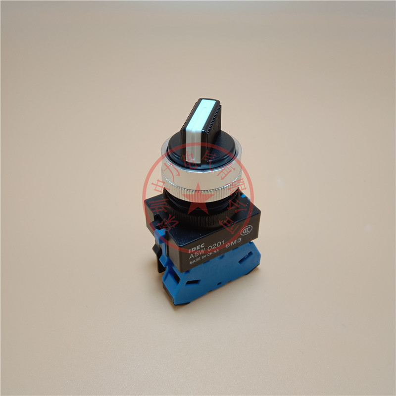 全新原装IDEC和泉二档自锁位选择开关ASW210 ASW201标签ASW0201