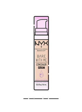美国NYX bare with me遮瑕精华液保湿滋润提亮高遮瑕黑眼圈痘印01