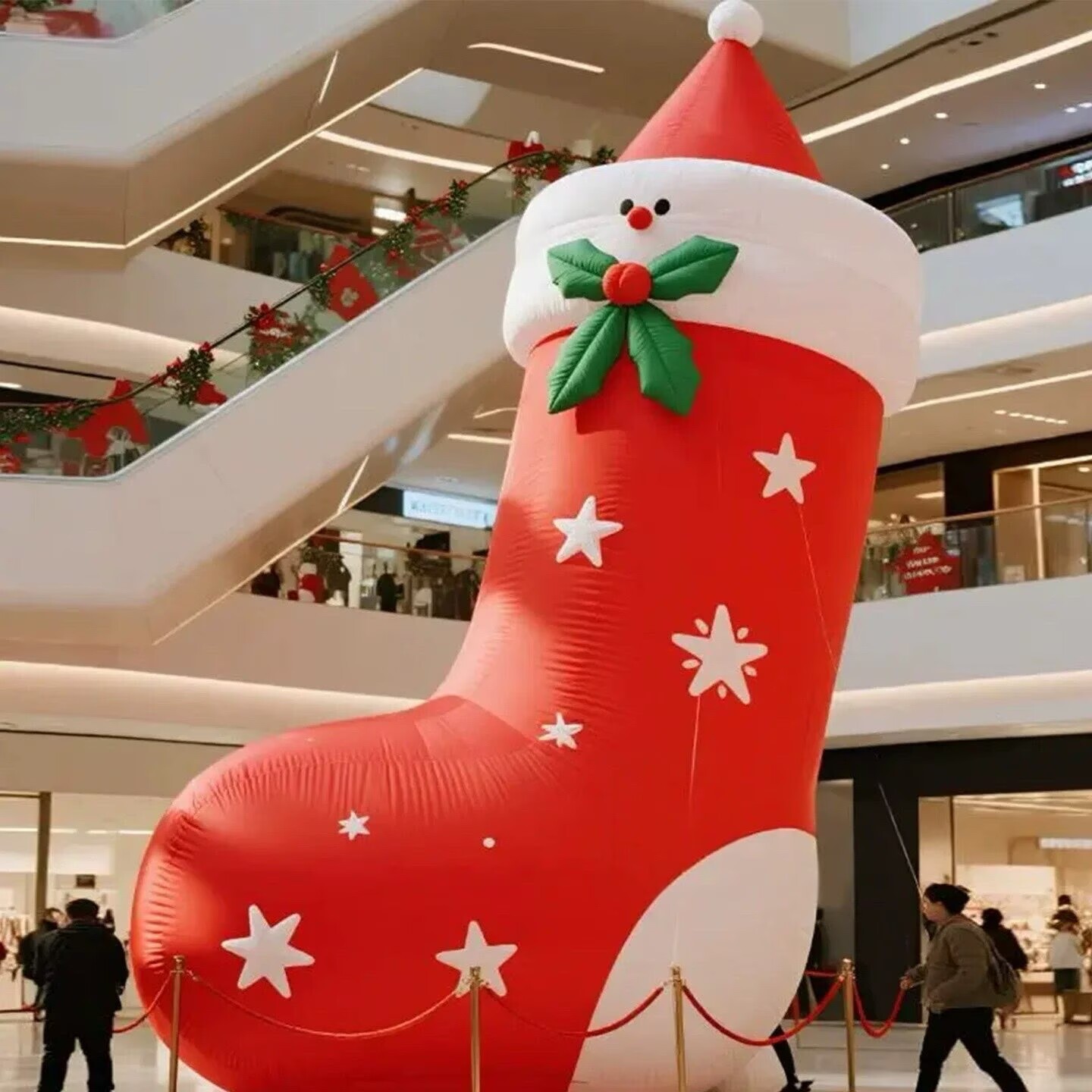 圣诞节布置充气装饰气模门头