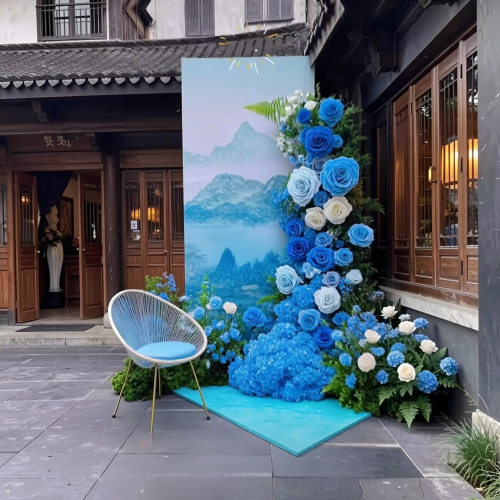 古镇景区商业街店铺装饰美陈装置