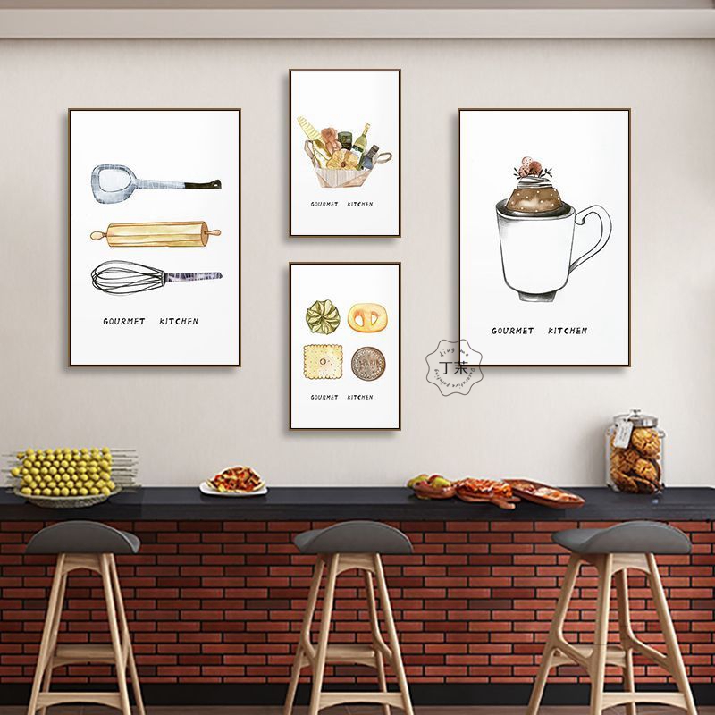 饭厅欧式餐厅蛋糕店装饰画