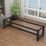 凳子腿桌脚支架铁艺餐桌长条板凳电脑桌茶几底座架子定制岩板桌架