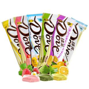 德芙巧克力水果味白巧42g草莓曲奇味散装排块盒装草莓抹茶喜糖果