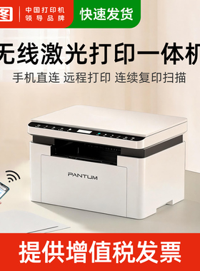 奔图旗舰店BM2312NW黑白激光打印机无线wifi可连手机迷你家用小型办公a4家庭学生作业办公专用P2312NW