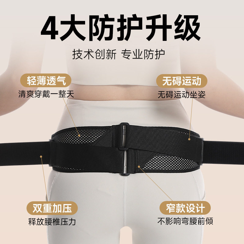 护腰带透气弹力低腰托腹带产后骨盆修复腰托女四季通用束缚盆骨带
