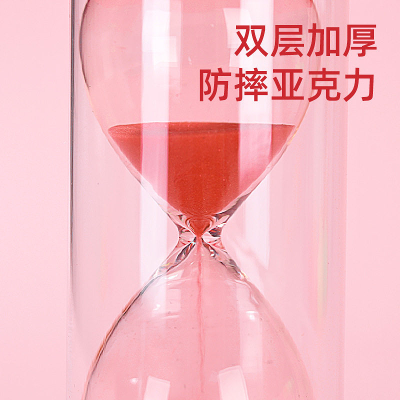 六角沙漏组合10/30分钟计时器儿童生日礼品装工艺礼品家居摆件