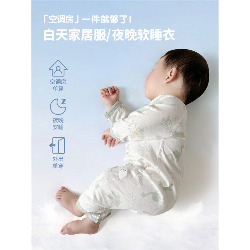 婴儿连体衣夏季薄款空调