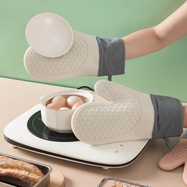 硅胶厨房用品烘焙手套加厚微波炉烤箱隔热家用工具防烫