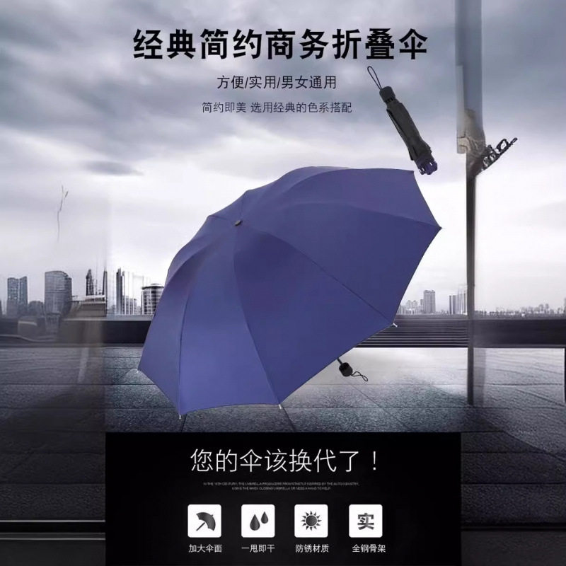 雨伞手动折叠加大防紫外线伞晴雨两用遮阳伞雨伞一次性批货