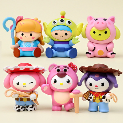 KT联名cos玩具总动员手办盲盒