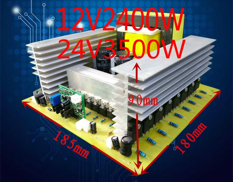 DIY前级升压器配件12V2400W24V3500W大功率EE85B变压器成品前级 3C数码配件 直播专用支架 原图主图