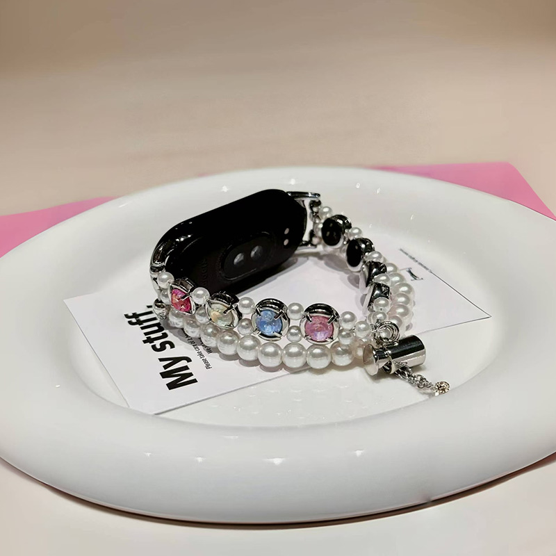 多巴胺手环9表带8NFC彩钻串珠