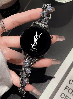 2025新款爱心锆石适用华为gt6/gt5手表表带gt4夏季watch5pro新款gt3女款watch4女士gt2荣耀magic/watchgt5pro
