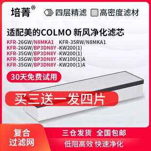 新风空调滤网FC KW100滤芯 COLMOM挂机KA KW200 适配美