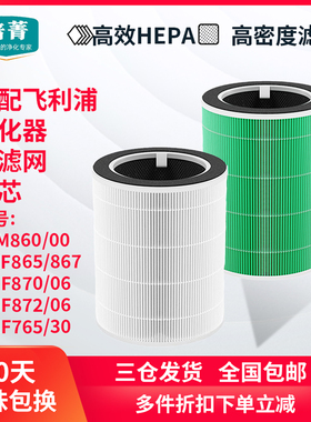适配飞利浦空气净化器滤芯AMF865 AMF872/06 过滤网FYM860/00