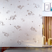 静电3D磨砂玻璃贴纸透光不透明厨房阳台卫生间窗户防窥防紫外线膜