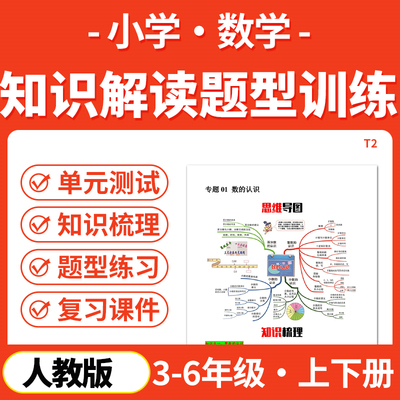 2025人教版小学数学单元知识清单讲义检测试卷重点难点考点题型归纳专项训练三四五六年级上下册电子版资料
