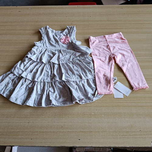mothercare女童短袖夏连衣裙套装