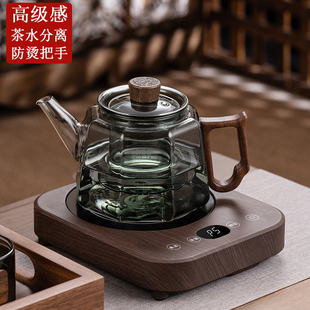 高硼硅玻璃茶壶耐高温加厚泡茶玻璃壶可明火直烧电陶炉加热煮茶壶