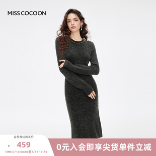 可可尼cocoon女装秋季新款裙子早秋温柔穿搭气质入秋连衣裙女