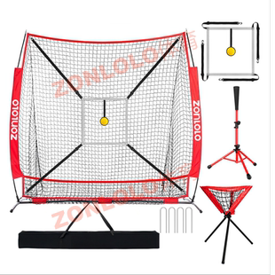 棒球网棒球练习网飞盘练习网网球练习棒球训练网带白目标框和圆靶