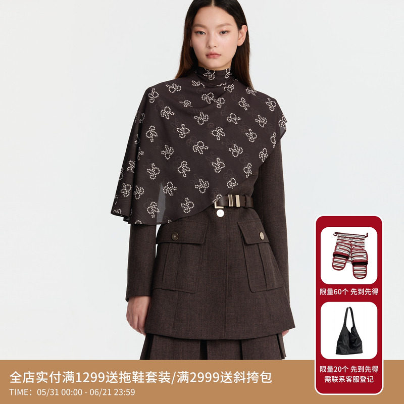 REVAN芮范设计师款气质收腰西装连衣裙RM91101039