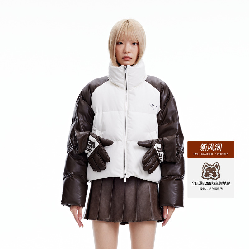 revan插肩袖羽绒服设计师