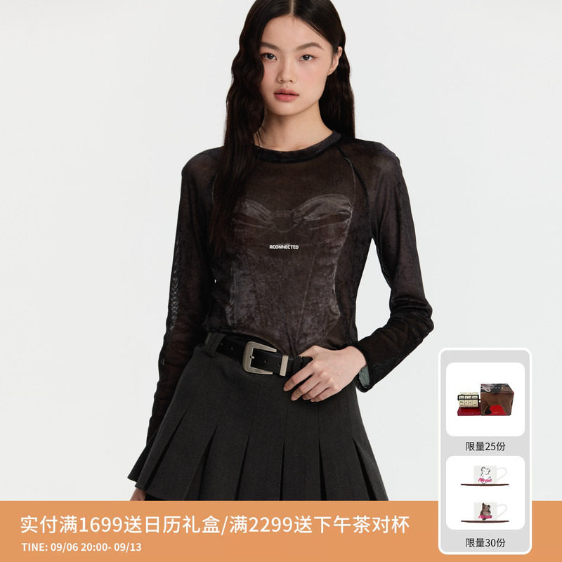 REVAN芮范设计师款闺房风吊带印花单衣RM90801035图片
