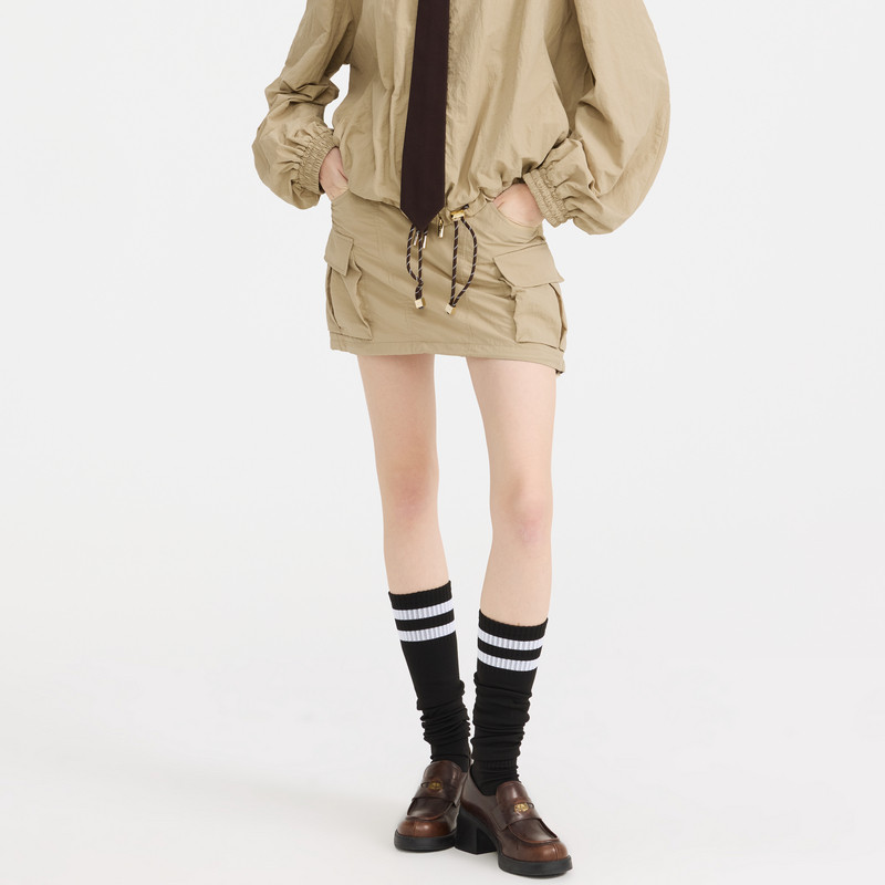 REVAN芮范设计师款休闲工装感美拉德短裙RL11501151,女装/女士精品,半身裙,淘宝优惠券,粉丝福利购,淘宝优惠卷