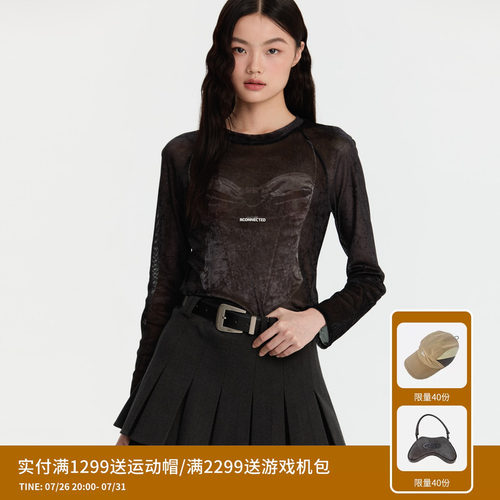 REVAN芮范设计师款闺房风吊带印花单衣RM90801035